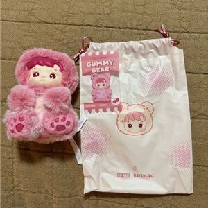 POPMART Authentic Hacipupu “Gummy Bear” plush pendant - Cherry